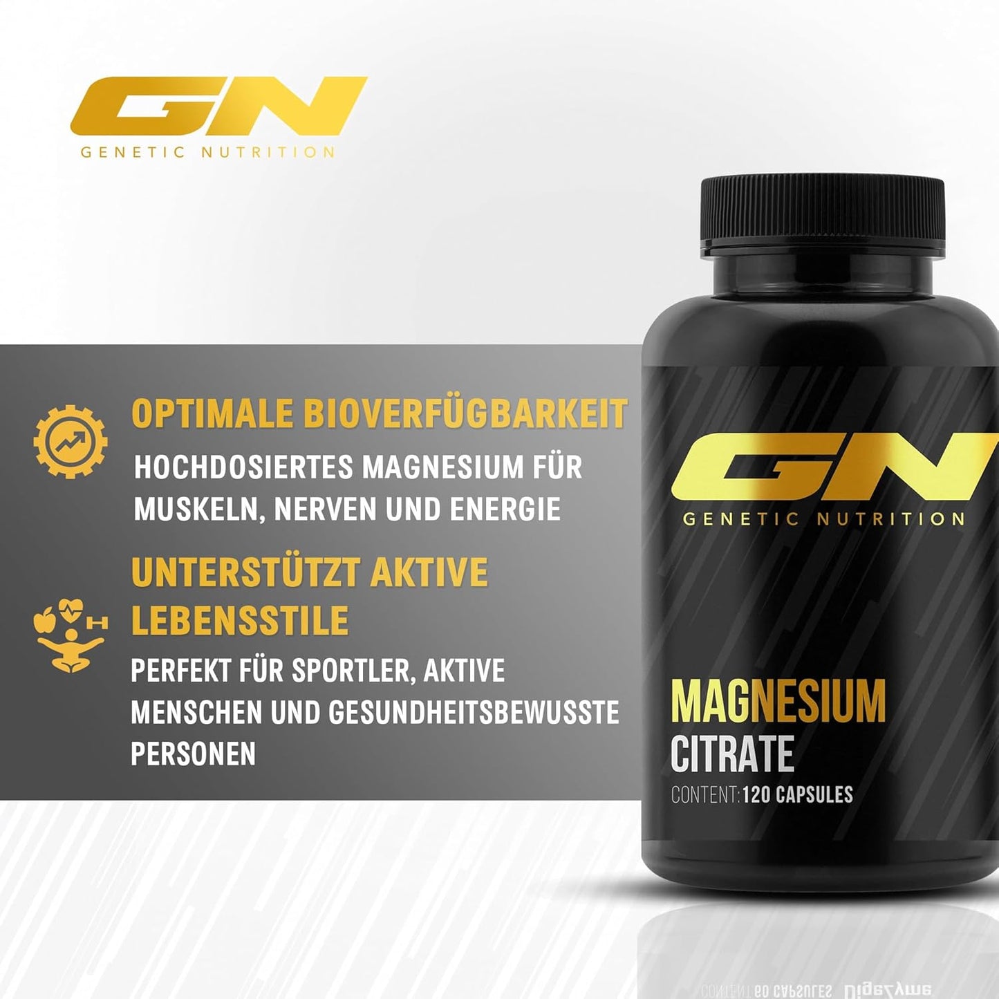 GN GN Magnesium Citrate 120 Kapseln