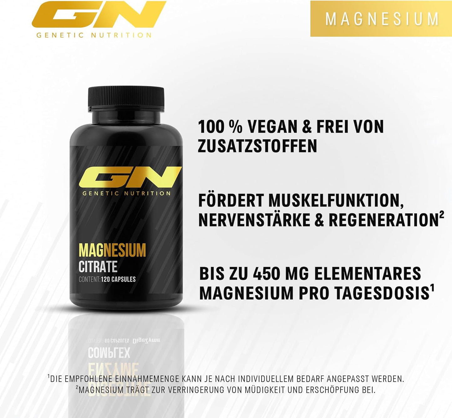 GN GN Magnesium Citrate 120 Kapseln
