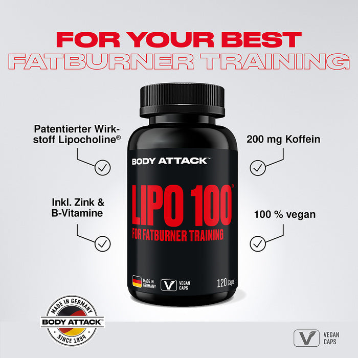 Body Attack Lipo 100 (120 Kapsel)
