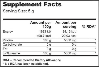 BioTech L-Glutamin 500g