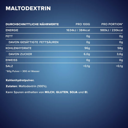 IronMaxx Maltodextrin, 2000 g Beutel