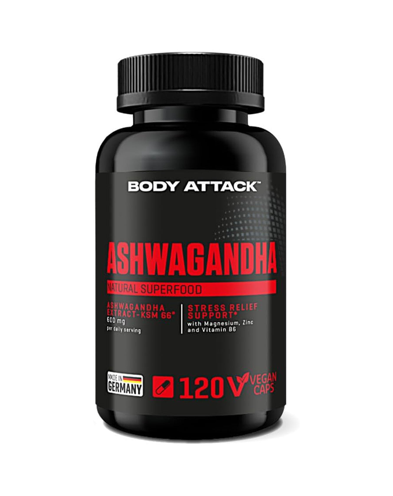 Body Attack Ashwagandha 120 Kapseln