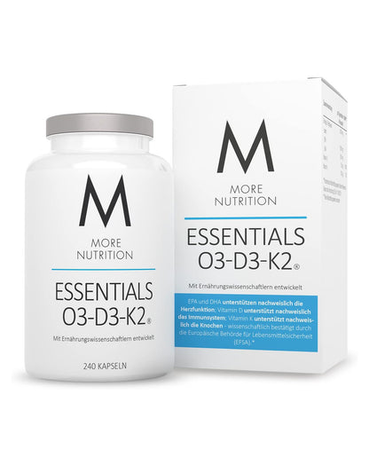 More Nutrition Essentials O3-D3-K2 - 240 Kapseln