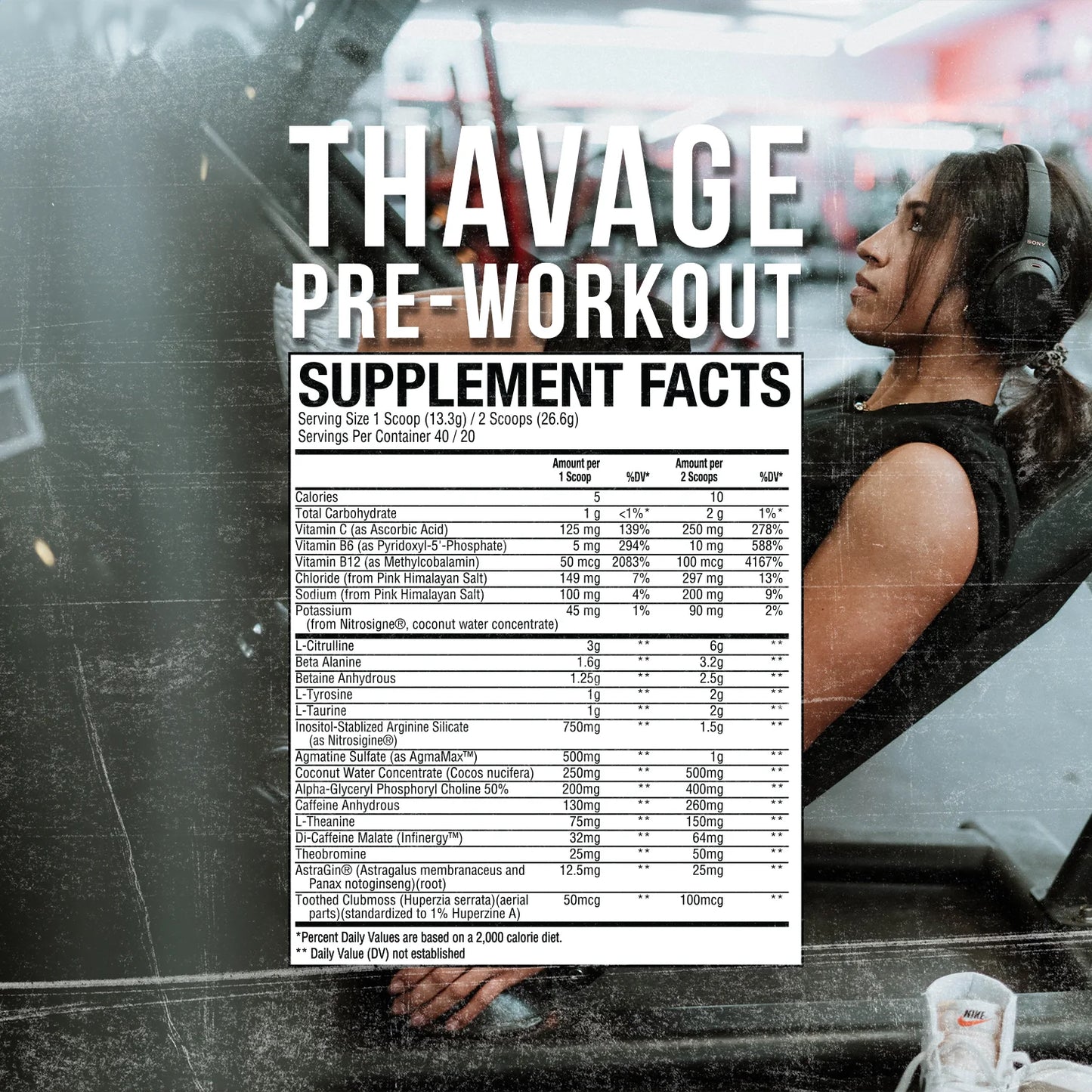 RAW Nutrition CBUM Thavage Pre-Workout 520g