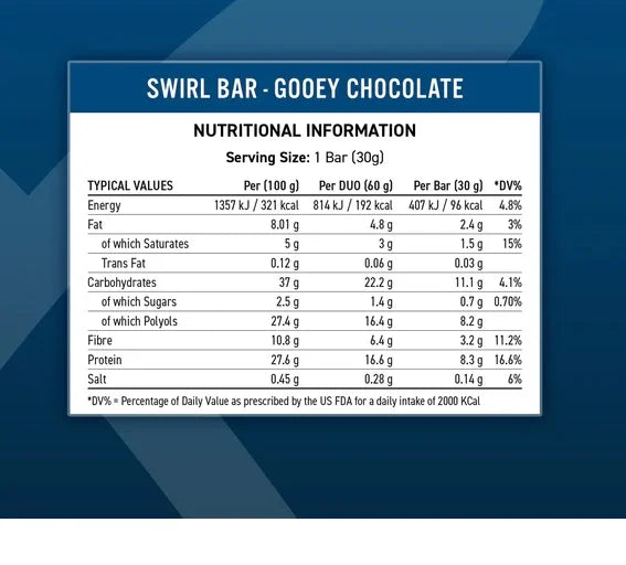 Applied Nutrition SWIRL Bar (12x60g)